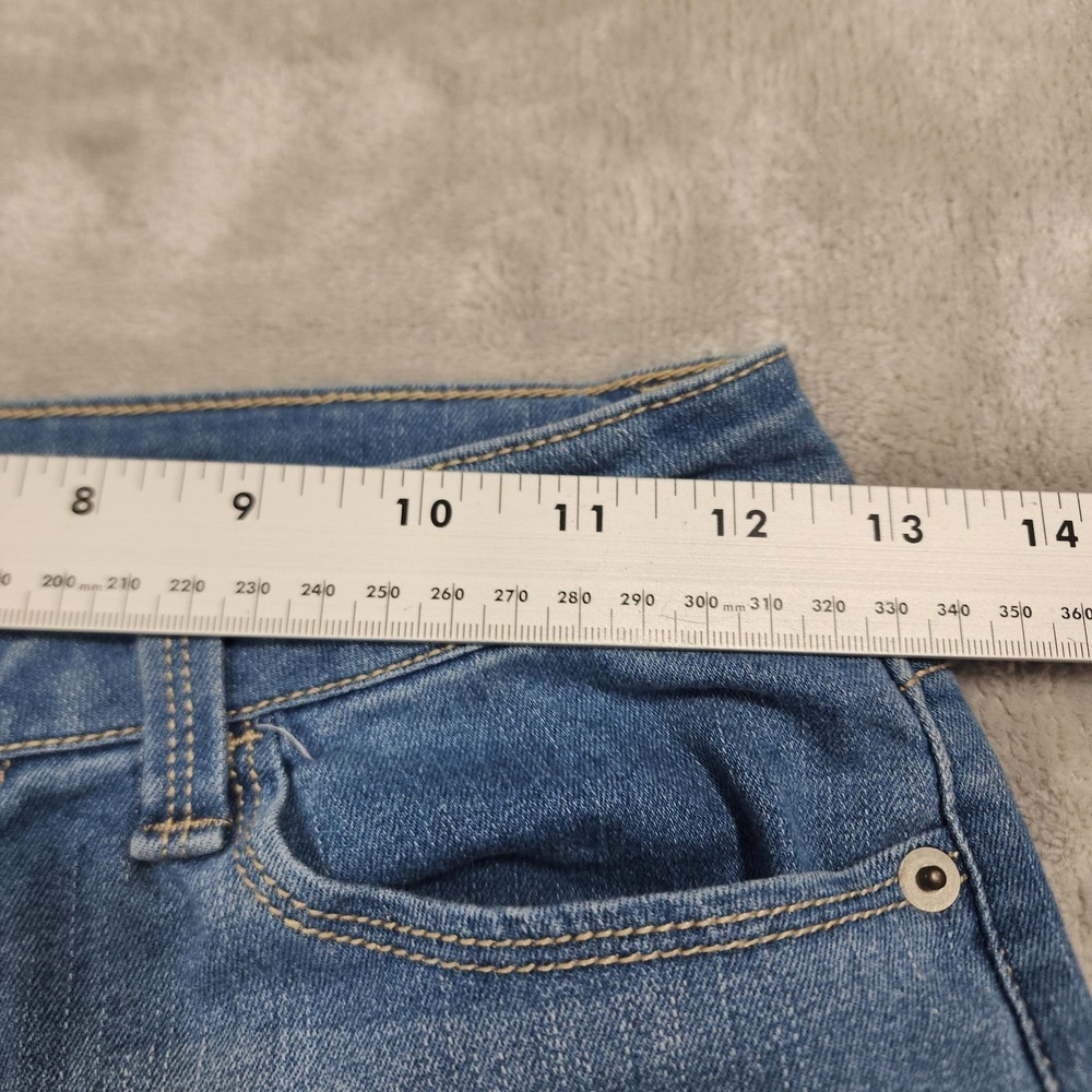 No Boundaries Jeans Womens 3 Juniors Blue Mid Rise Skinny Slim Stretch Denim - Picture 7 of 11